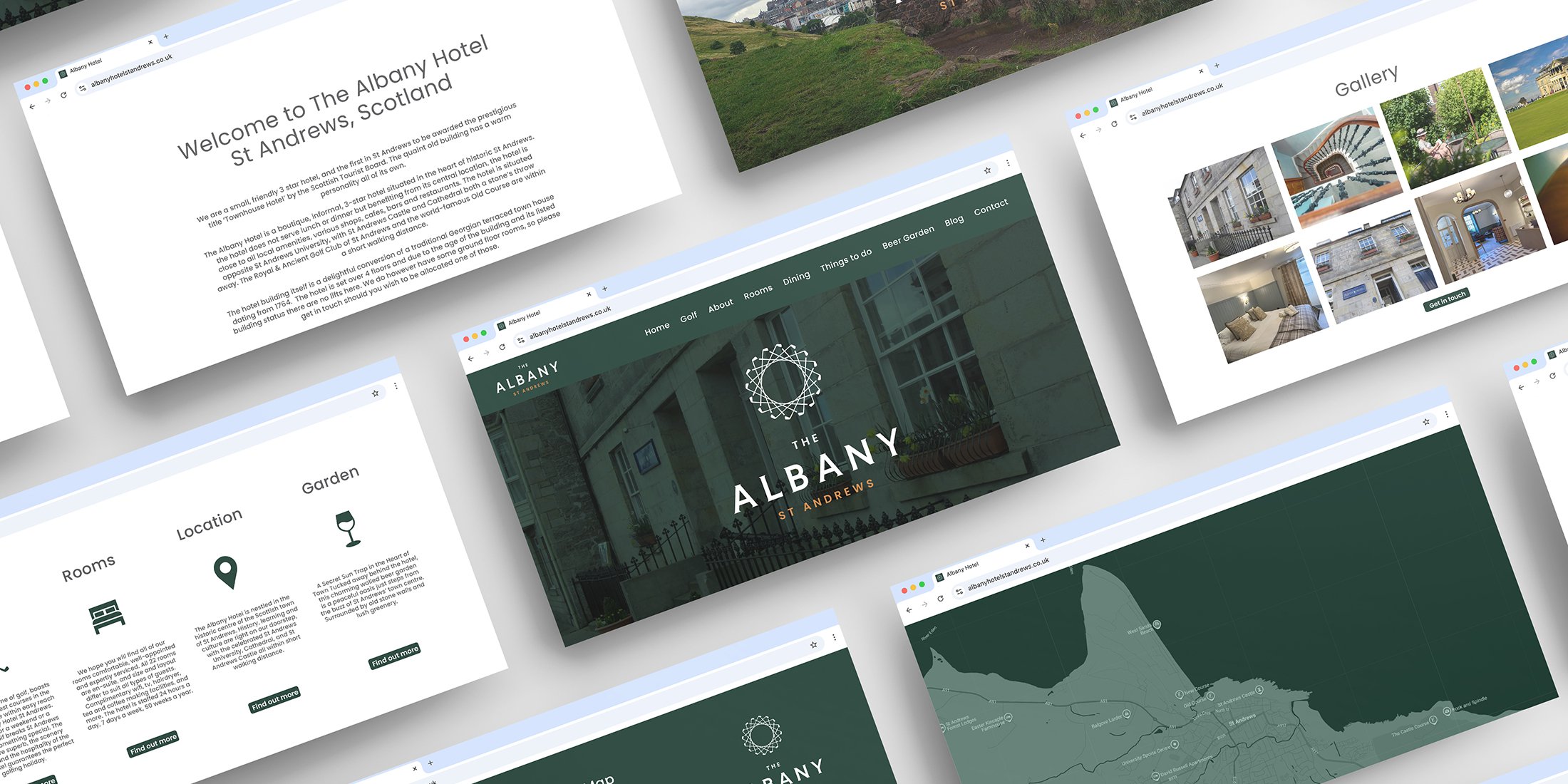 Visual of website